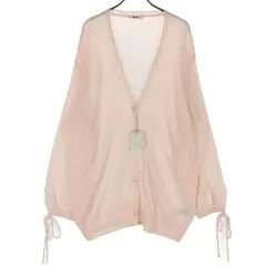 未使用 NICE CLAUP ナイスクラップ 長袖 ニットカーディガン F ピンク系 レディース 古着