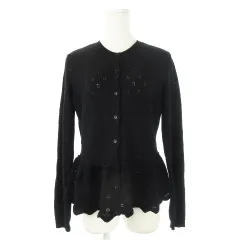 レッド ヴァレンティノ カーディガン ニット Vネック ギャザー XS RED VALENTINO(レッドヴァレンティノ) カーディガン(レディース