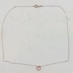 【中古】4℃ K10 ネックレス 1.0ｇ ハートモチーフ