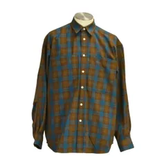 ダイワピア39 DAIWA PIER39 TECH FLANNEL WORKER'S SHIRTS シャツ チェック BE-88021W 茶 Sサイズ メンズ F-L8316