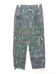 ◇ WEGO ウィゴー 総柄 ユニセックス パンツ サイズM ブラック マルチ メンズ レディース P  【1406240019595】