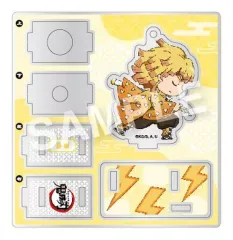 【中古】ペンスタンド・筆立て(アクリル) 我妻善逸 「えふぉるめ 鬼滅の刃 デコっ!とあしすたんどミニ第5弾」