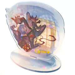 【中古】アクリルスタンド・アクリルパネル グリームニル バレンタインバージョン ホログラムアクリルスタンド 「GRANBLUE FANTASY-グランブルーファンタジー- グラブルフェス2023」