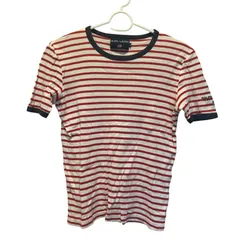 z1295 POLO SPORT Ralph Lauren ポロスポーツ ラルフローレン ボーダー柄Tシャツ ホワイト レディース Mサイズ