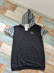 ラブトキシック チェックレイヤード パーカーワンピース