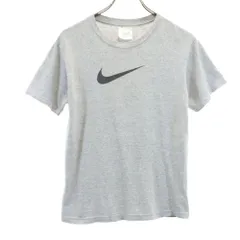 ナイキ 90s 00s 白タグ オールド USA製 半袖 Tシャツ S グレー NIKE メンズ 古着 【240411】 メール便可