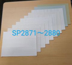 【のり付き】サンゲツ SPクロスセット【SP2871〜2880】（15×20.5㎝ｻｲｽﾞ）10枚