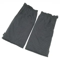 【美品】キャロウェイ レッグウォーマー 黒×白 ピンドット 裏フリース  レディース  ゴルフウェア Callaway