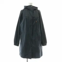 マッキントッシュフィロソフィー MACKINTOSH PHILOSOPHY マウンテンパーカー ジャケット アウター ミドル丈 ジップフライ フード 薄手 38 M 紺 ネイビー /BBのサムネイル