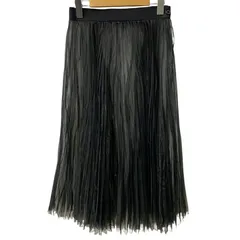 ち*か様 ⭐️HYKE★プリーツスカート★ロング★ブラック★ウエストゴム 2025年最新】HYKE ハイク プリーツロングスカート ブラック