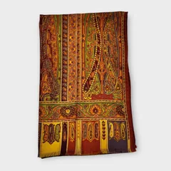 極美品！ETRO エトロ　ペイズリー　ストール　シルク　ウール