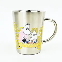 ムーミン 二重マグ Time with Mamma イエロー キッチン マグカップ MOOMIN