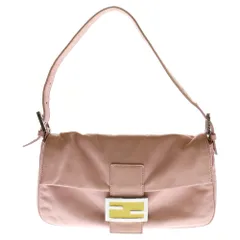 FENDI (フェンディ) マンマバケット ハンドバッグ ワンショルダーバッグ ピンク×イエロー レザー 26424