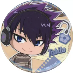 【中古】バッジ・ビンズ 烏旅人(SD) 「ブルーロック×カラオケ まねきねこ 缶バッジ」 