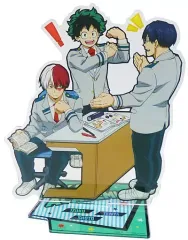 【中古】アクリルスタンド・アクリルパネル 緑谷出久＆飯田天哉＆轟焦凍 アクリルスタンド 休憩時間 「僕のヒーローアカデミア」 ジャンプフェスタ2020グッズ