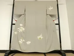 訪問着【ta7692】 【加賀友禅 百貫石峰】落款入り【中古】 正絹 287000円均一】 【二代目 由水十久】 傑作本加賀友禅訪問着 ≪仕