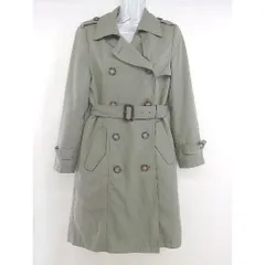 ◇ ◎ OZOC オゾック ライナー付 長袖 トレンチ コート サイズ38 カーキ レディース  【中古】 【1206100004781】