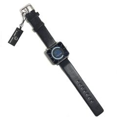 ⑰腕時計メンズ/PLANET DESIGN　合皮バンド 　SA310　BK/BL