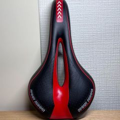 [新品未使用品] クロスバイク等の交換サドルにオススメ！ レッド