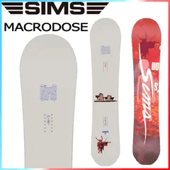 24-25 SIMS / シムス MACRODOSE メンズ レディース スノーボード パウダー 板 2025