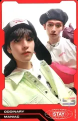 【中古】コレクションカード(男性) Stray Kids/Lee Know(リノ)・Seungmin(スンミン)/裏面赤/CD「ODDINARY」初回限定封入特典トレーディングユニットフォトカード