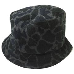 Engineered Garments エンジニアードガーメンツ アメリカ製 Camouflage Bucket Hat カモフラージュ バケットハット M(内周約58-59cm) ブラック/グレー 帽子 g18471