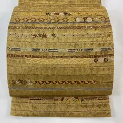 加納幸 西陣織 袋帯 竹笹 鶴 金糸 正絹 六通 ガード加工済 Q952 2025年最新】加納幸の人気アイテム - メルカリ