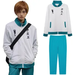新品 [神併良品] ハイキュー! コスプレ 烏野高校 音駒高校 白鳥沢学園 青葉城西高校 梟谷学園 伊達工業高校 黒狼隊 コスプレ衣装 運動服 長袖 バレーボールウエア Haikyuu cosplay