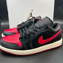 新品 26.5 Nike Women's Air Jordan 1 Low "Bred/Sail" ナイキ ウィメンズ エアジョーダン1 ロー "ブレッド/セイル" DC0774-061 スニーカー