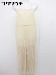 ◇ ◎ who's who Chico フーズフーチコ タグ付 キャミソール オールインワン サイズF ベージュ レディース  【1108240005805】