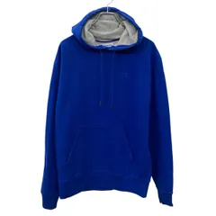 Champion ロゴ 無地 スウェット パーカー M ブルー チャンピオン 袖ワンポイント 刺繍ワッペン 古着卸 アメリカ仕入 a708-6131