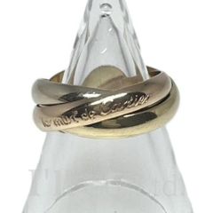 CARTIER　カルティエ　トリニティ　リング　クラシックモデル　750YG　750WG　750PG　＃51　ブランドジュエリー　指輪　11号　K18YG　K18WG　K18PG　18金　Au750　スリーカラーゴールド　3連　三連【中古】【76311】