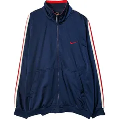 古着 90年代 ナイキ NIKE ジャージ バックロゴ トラックジャケット メンズL相当 ヴィンテージ/eaa583516