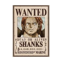 ONE PIECE シャンクス 手配書 ジグソーパズル 額縁付き - メルカリ