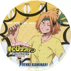 【中古】バッジ・ピンズ(キャラクター) 上鳴電気 缶バッジ 「僕のヒーローアカデミア キャラポップストア」 梅雨ちゃんの友達いっぱい福引きガラポン 3等 独特な燃え方ね 変賞