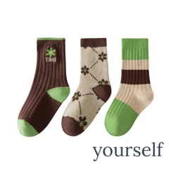 新品　キッズ　ソックス　3足セット　3歳～8歳　秋冬　靴下　かわいい　女の子　送料無料