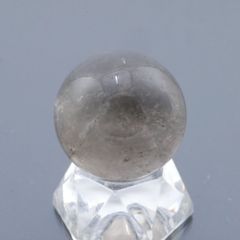 スモーキークォーツ丸玉 30.2mm 38.6g 天然石・置物 煙水晶 厄除け 除障 魔除け 破魔 台座は付属しません