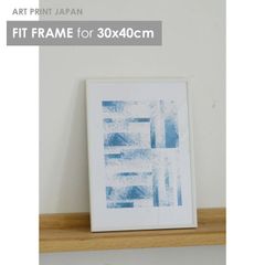 【30x40cm】A.P.J. | フィットフレーム | アルミ額縁 | 30x40cmサイズ (white) ポスターフレーム 白 ホワイト シンプル アルミパネル ポスターフレーム アルミ製 おすすめ おしゃれ かっこいい 人気 インテリア 額縁 壁掛け