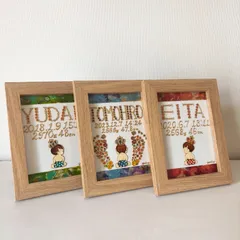 【オーダーメイド】赤ちゃんのバースボード｜ガラス絵