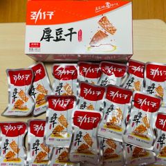 中国物産 麻辣味 劲仔厚豆干 豆腐干 豆乾 1箱（共計20個入りx20g）