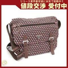 プラダ ショルダーバッグ BT6671 ブラウン ピンク - メルカリ 