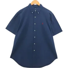 古着 ラルフローレン Ralph Lauren CLASSIC FIT 半袖 ボタンダウンシャツ メンズL相当/eaa554991