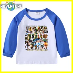 Tung Tung Tung Sahur トゥントゥントゥンサフール長袖 ロンT カットソー 110 120 130 140 150 キッズ黒ブラック 青ブルー グレー 水色トップス服ラグランTシャツ イタリアンブレインロット 子供 tsrb4 FR