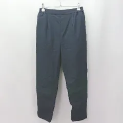 ◇ Θ Sonny Label サニーレーベル ワンタック　ストレッチ イージーテーパードパンツ サイズ36 ネイビー系 レディース E  【1507280009307】