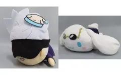 【中古】ぬいぐるみ 全2種セット いっしょにねんねBIGぬいぐるみ-五条悟・シナモロール- 「呪術廻戦×サンリオキャラクターズ」