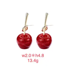 チェリーピアス　アメリカチェリーピアス　さくらんぼピアス　可愛い