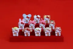 はろうきてぃ 十二支開運占い 12個セット　開運おみくじ付　陶器製　未開封