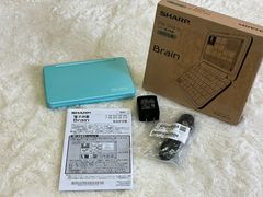 箱付き 【美品】SHARP PW-SJ5-A 電子辞書 ブルー Brain - メルカリ
