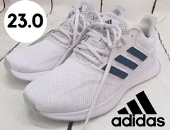 【アディダス】EG8627 コアファイト 5  スニーカー ホワイト×グレー 23㎝ 241106W009