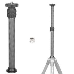 2節伸縮 三脚アクセサリー 22.2㎜パイプ径 カーボン 延長ポール 三脚一脚用 汎用性 1/4”3/8”ネジサイズ 三脚センターポール ER222C INNOREL